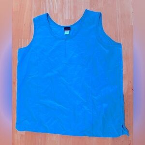Blue Sleeveless Top